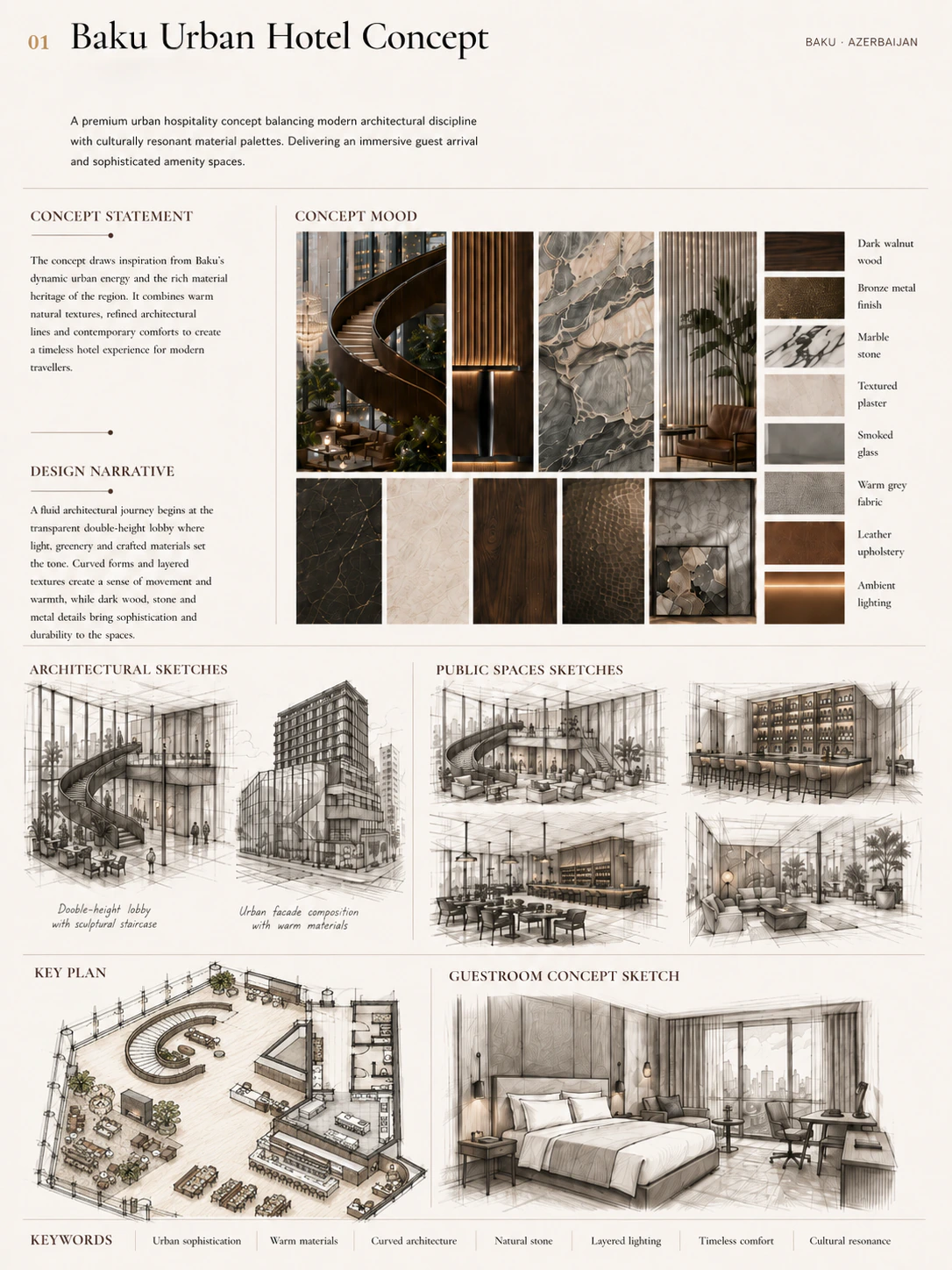 Baku Urban Hotel — Concept Development